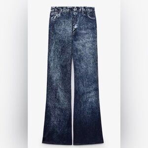 Zara Dark Blue Flare Women's Jeans size S brand new